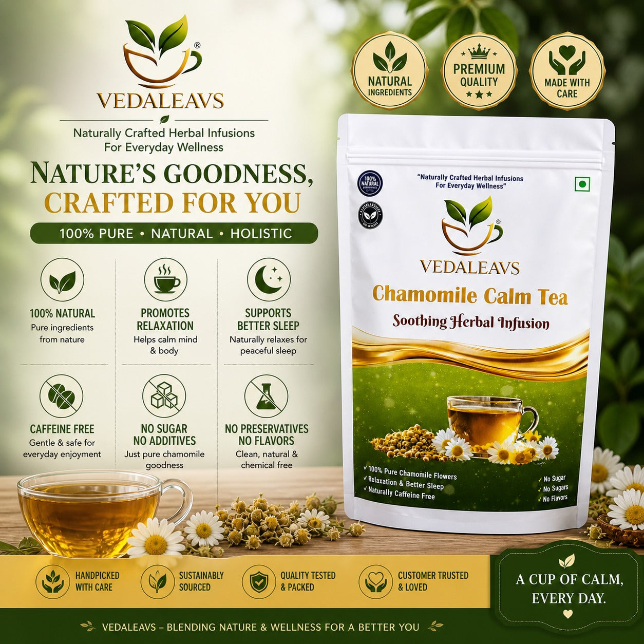 Chamomile calm tea