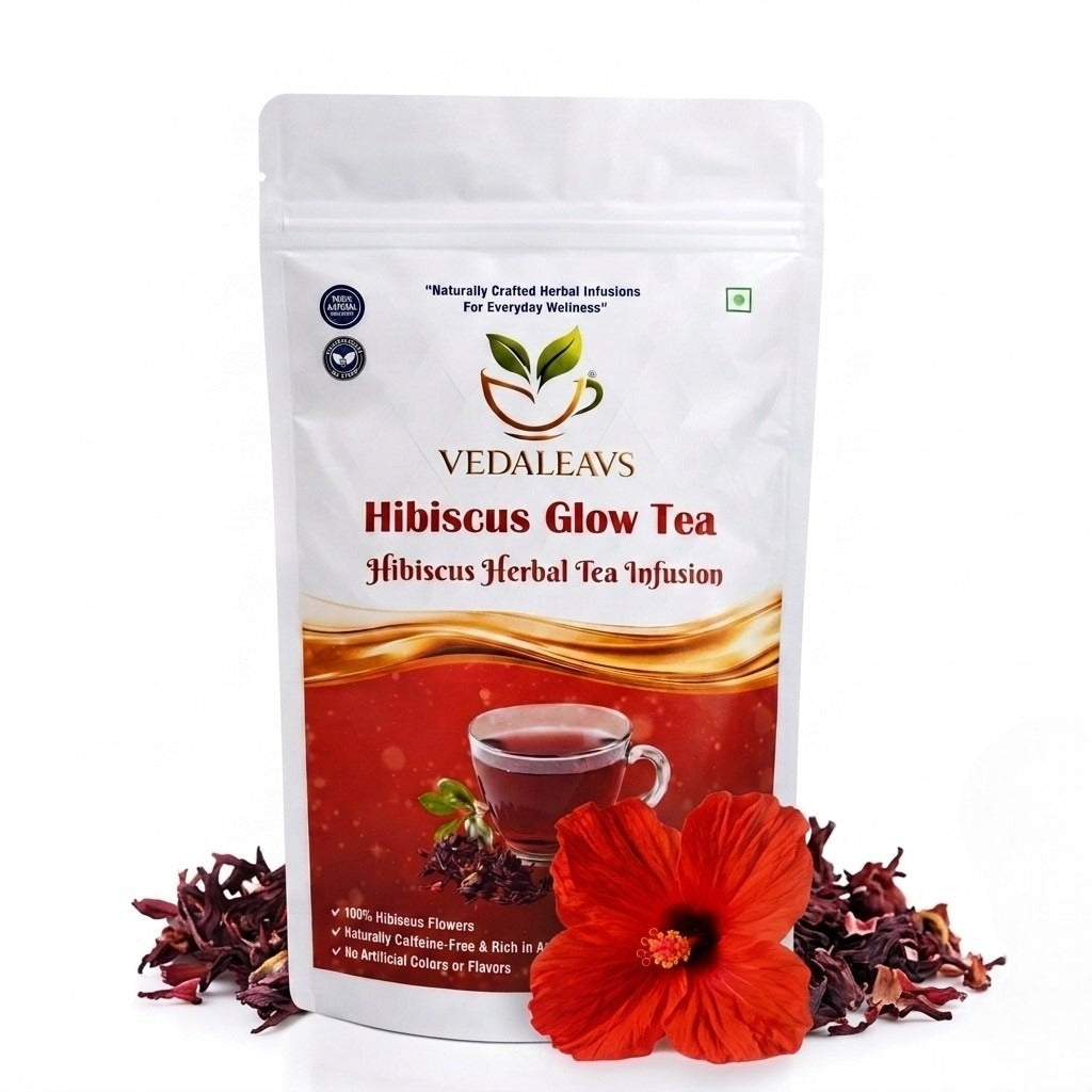 Vedaleavs Hibiscus Glow Tea