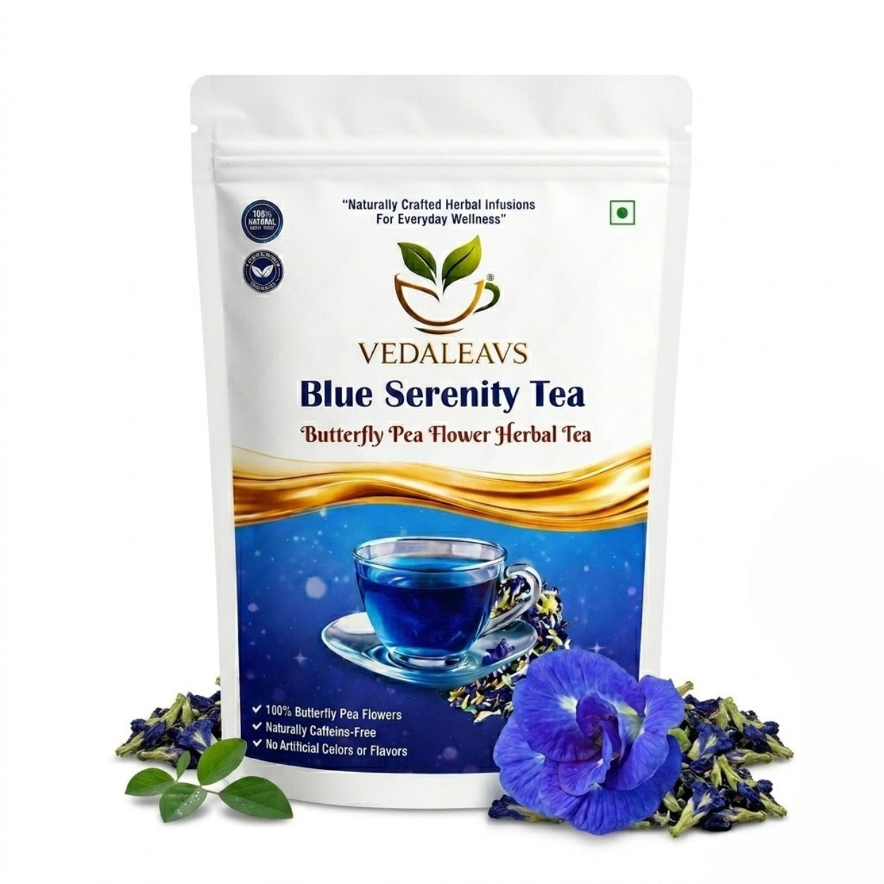 Vedaleavs Blue Serenity Tea
